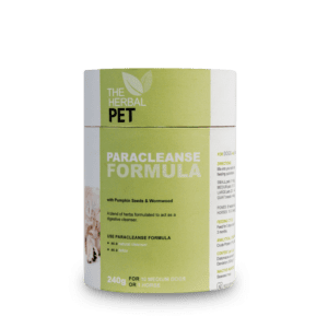 Natural De-Wormer ParaCleanse for Dogs by Herbal Pet 240gr tub