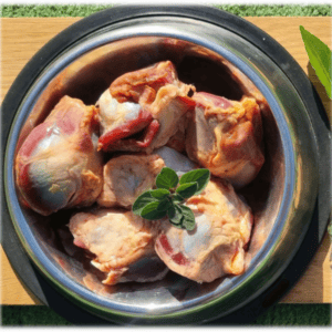 Duck Gizzards Whole Raw Food for Cats and Dogs, 500gr