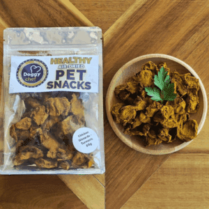 All Natural Air-dried Chicken Gizzards with Turmeric, 60gr