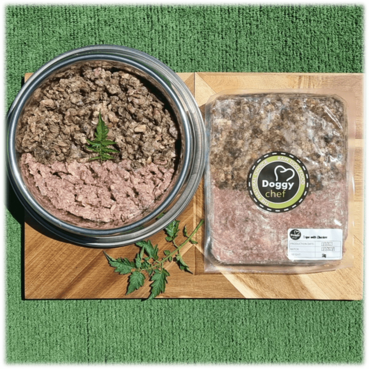 DoggyChef | Raw Tripe with Chicken Grind | Raw Dog Food | Raw Cat Food | Raw Food for Pets | BARF | PREY | PMR