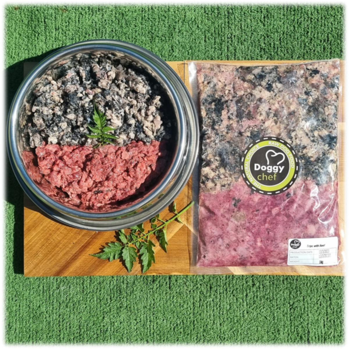 DoggyChef | Raw Tripe with Beef Grind | Raw Dog Food | Raw Cat Food | Raw Food for Pets | BARF | PREY | PMR