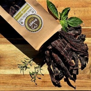 Dried Venison Biltong Treats: The Healthiest and Tastiest Treat Around! 250gr
