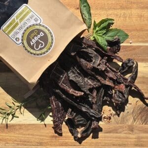 Dried Venison Biltong Treats: The Healthiest and Tastiest Treat Around! 500gr