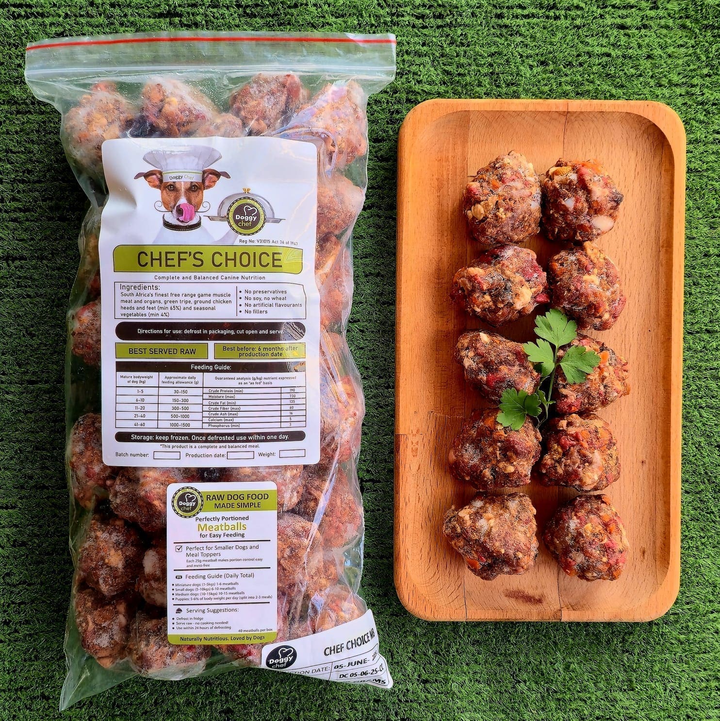 Doggy Chef 25g meatballs